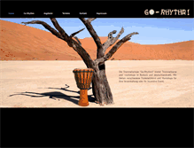 Tablet Screenshot of go-rhythm.de